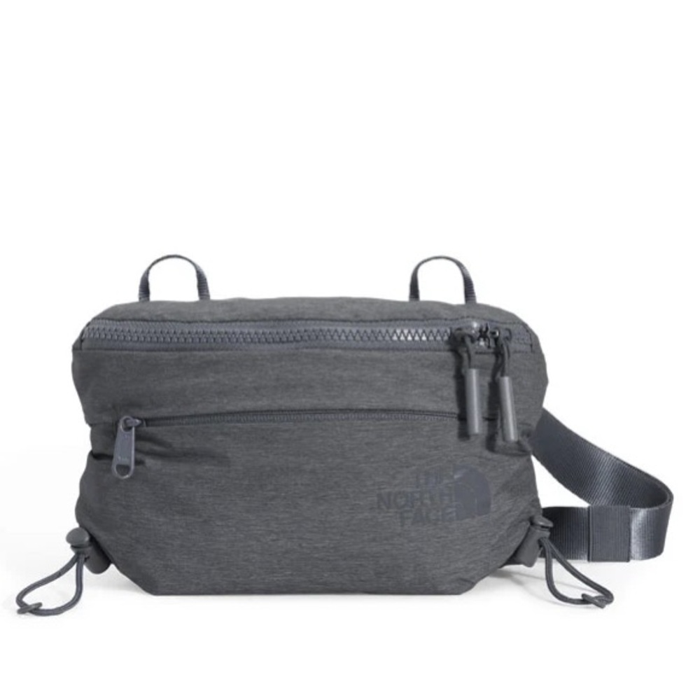 NWT THE NORTH FACE NEVER STOP LUMBAR BAG CROSSBODY WAIST FANNIE PACK GRAY